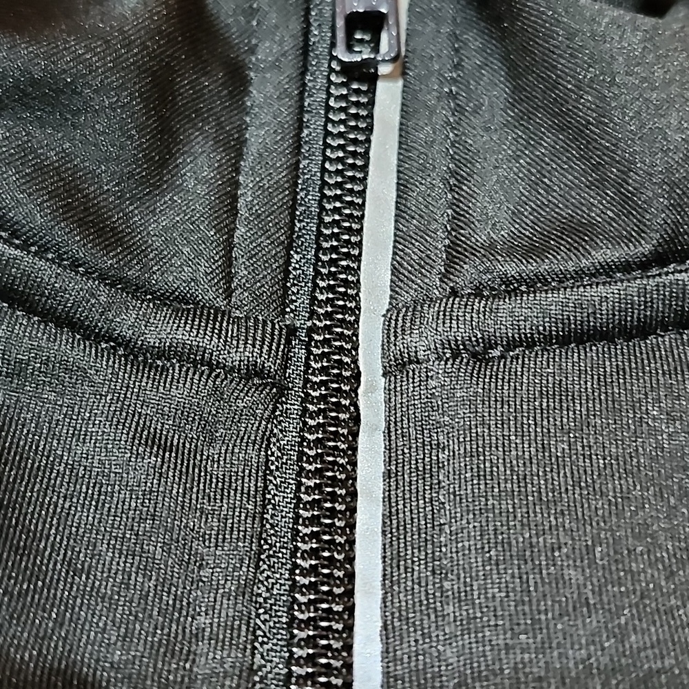 VINTAGE VS PINK 2016 REFLECTIVE TRIM HALF-ZIP NEBRASKA COLLEGIATE SHIRT JACKET - Picture 7 of 15